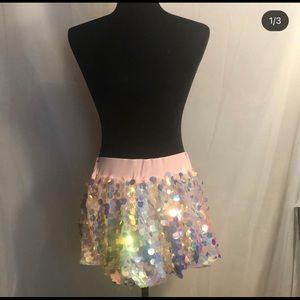iHeartRaves sequin skirt